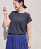 【アメリカンホリック/AMERICAN HOLIC】の【接触冷感】フレンチスリーブニットプルオーバー Navy|ID: prp329100004554298 ipo3291000000032393571
