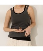 【アメリカンホリック/AMERICAN HOLIC】の2点セット レイヤードタンクトップ Black|ID: prp329100004554306 ipo3291000000032188584