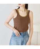 【アメリカンホリック/AMERICAN HOLIC】の2点セット レイヤードタンクトップ Brown|ID: prp329100004554306 ipo3291000000032188586