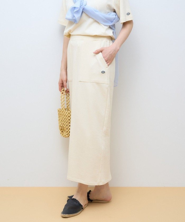 【アメリカンホリック/AMERICAN HOLIC】のDISCUS 加工裏毛ナロースカート インテリア・キッズ・メンズ・レディースファッション・服の通販 founy(ファニー) https://founy.com/ ファッション Fashion レディースファッション Fashion for Women スカート Skirts スリット Slit, Slit Detail 夏 Summer 春 Spring S/S・春夏 SS, Spring/Summer, Warm Season |ID: prp329100004554328 ipo3291000000033492018