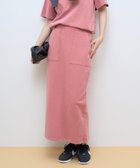 【アメリカンホリック/AMERICAN HOLIC】のDISCUS 加工裏毛ナロースカート Pink|ID: prp329100004554328 ipo3291000000033492023