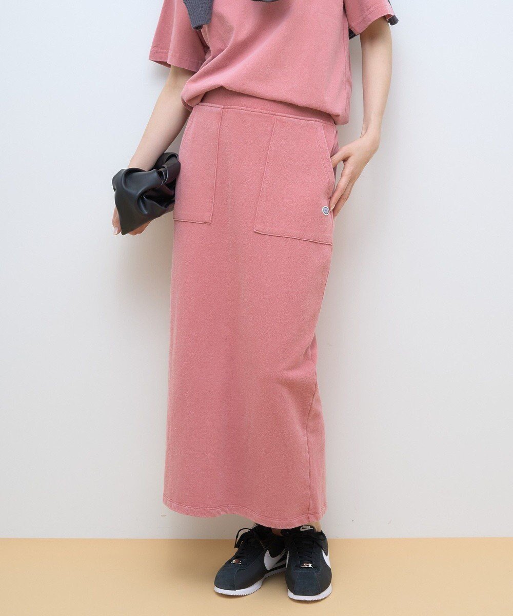 【アメリカンホリック/AMERICAN HOLIC】のDISCUS 加工裏毛ナロースカート インテリア・キッズ・メンズ・レディースファッション・服の通販 founy(ファニー) 　ファッション　Fashion　レディースファッション　Fashion for Women　スカート　Skirts　スリット　Slit, Slit Detail　夏　Summer　春　Spring　S/S・春夏　SS, Spring/Summer, Warm Season　Pink|ID: prp329100004554328 ipo3291000000033492023