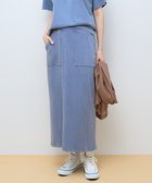 【アメリカンホリック/AMERICAN HOLIC】のDISCUS 加工裏毛ナロースカート Blue|ID: prp329100004554328 ipo3291000000033492025