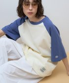 【アメリカンホリック/AMERICAN HOLIC】のDISCUS ベースボールTシャツ 人気、トレンドファッション・服の通販 founy(ファニー) ファッション Fashion レディースファッション Fashion for Women トップス・カットソー Cut & Sew Tops シャツ・ブラウス・オフィスカジュアル Elegant Blouses & Button-Ups ロングTシャツ・Tシャツ Longline T-Shirts & Tees カットソー・ベーシックTシャツ Cut-and-Sewn Tops / Stretch Tees & Basics おすすめ Recommended / Our Picks カットソー Cut and Sewn Top ポケット Pocket, Pocket Detail 夏 Summer 春 Spring S/S・春夏 SS, Spring/Summer, Warm Season thumbnail Blue|ID: prp329100004554342 ipo3291000000033617897