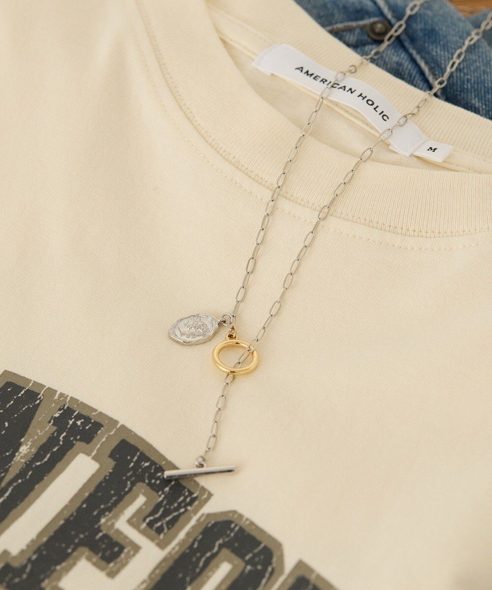 【アメリカンホリック/AMERICAN HOLIC】のステンレスコインマンテルネックレス 人気、トレンドファッション・服の通販 founy(ファニー) 　ファッション　Fashion　レディースファッション　Fashion for Women　ジュエリー　Jewelry　ネックレス　Necklaces & Pendants　おすすめ　Recommended / Our Picks　アクセサリー　Fashion Accessories　コイン　Coin, Coin Design　シルバー　Silver, Metallic Silver　チェーン　Chain, Chain Strap　トレンド　Trend, Trending Now　ネックレス　Necklace, Pendant Necklace　モチーフ　Motif, Design Theme　 other-1|ID: prp329100004554344 ipo3291000000033535418