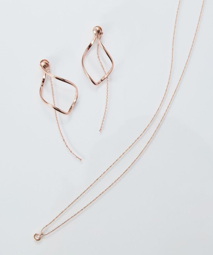 【フィービィー/phoebe】の【限定セット】プチベゼルストーンネックレス×2wayグレースツイストラインイヤリング インテリア・キッズ・メンズ・レディースファッション・服の通販 founy(ファニー) https://founy.com/ ファッション Fashion レディースファッション Ladies' Fashion Online ジュエリー Jewelry リング Rings イヤリング Earrings ネックレス Necklaces アクセサリー Accessories イヤリング Earrings シンプル Simple チェーン Chain デコルテ Decolletage ネックレス Necklace ビジュー Bijou メタル Metal モチーフ Motif ローズ Rose 再入荷 Restock/Back In Stock/Re Arrival |ID: prp329100004554349 ipo3291000000032556486
