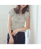 【アースミュージックアンドエコロジー/earth music&ecology】のフレンチバルーンフリルブラウス 人気、トレンドファッション・服の通販 founy(ファニー) ファッション Fashion レディースファッション Fashion for Women トップス・カットソー Cut & Sew Tops シャツ・ブラウス・オフィスカジュアル Elegant Blouses & Button-Ups おすすめ Recommended / Our Picks コンパクト Compact, Small Size シャーリング Shirring, Ruched バルーン Balloon, Balloon Silhouette フィット Fit, Slim Fit フェミニン Feminine, Girly フラワー Flower, Floral フリル Frill, Ruffle フレンチ French, French Style プリント Print, Printed Pattern ボトム Bottoms, Lower Wear ポケット Pocket, Pocket Detail リボン Ribbon, Bow 夏 Summer 春 Spring S/S・春夏 SS, Spring/Summer, Warm Season thumbnail Ivory|ID: prp329100004554379 ipo3291000000033480419