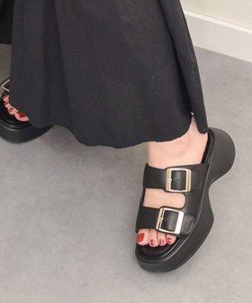 【ブリジット バーキン/Bridget Birkin】の【PARADIS COULEUR】ダブルバックルアツゾコミュールサンダル 人気、トレンドファッション・服の通販 founy(ファニー) ファッション Fashion レディースファッション WOMEN バッグ Bag クッション Cushion サンダル Sandals 夏 Summer S/S・春夏 Ss・Spring/Summer A/W・秋冬 Aw・Autumn/Winter・Fw・Fall-Winter 軽量 Lightweight |ID:prp329100004554810