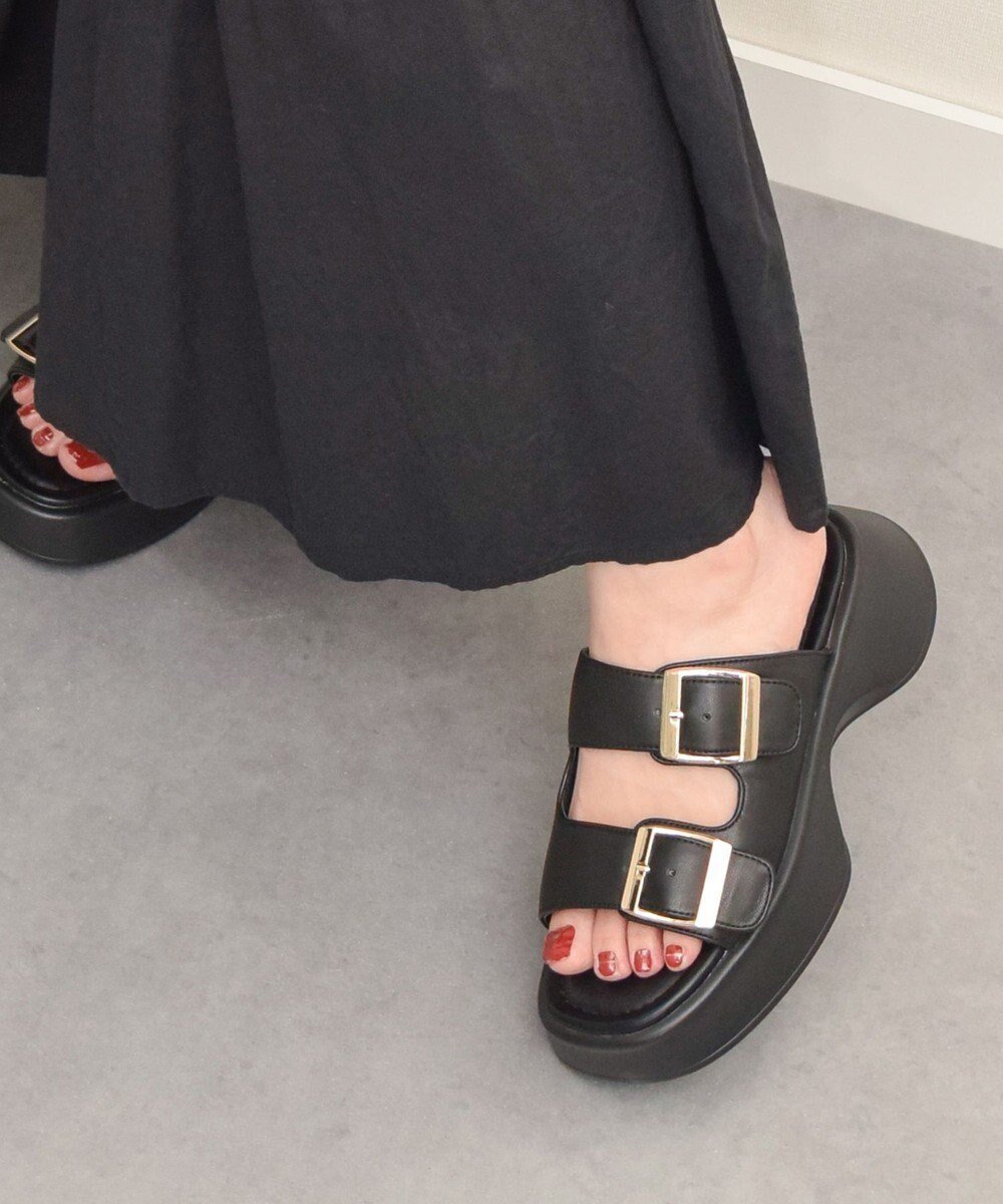 【ブリジット バーキン/Bridget Birkin】の【PARADIS COULEUR】ダブルバックルアツゾコミュールサンダル 人気、トレンドファッション・服の通販 founy(ファニー) 　ファッション　Fashion　レディースファッション　WOMEN　バッグ　Bag　クッション　Cushion　サンダル　Sandals　夏　Summer　S/S・春夏　Ss・Spring/Summer　A/W・秋冬　Aw・Autumn/Winter・Fw・Fall-Winter　軽量　Lightweight　 other-1|ID: prp329100004554810 ipo3291000000032275904