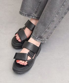 【ブリジット バーキン/Bridget Birkin】の【PARADIS COULEUR】ワイドベルクロアツゾコミュールサンダル 人気、トレンドファッション・服の通販 founy(ファニー) ファッション Fashion レディースファッション Fashion for Women クッション Cushion, Throw Pillow サンダル Sandals, Summer Shoes 厚底 Platform Shoes 夏 Summer S/S・春夏 SS, Spring/Summer, Warm Season A/W・秋冬 Autumn/Winter 軽量 Lightweight, Ultra Light |ID:prp329100004554813