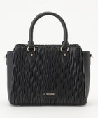 【ラ バガジェリー/LA BAGAGERIE】のランダムプリーツ2WAYハンドバッグ ブラック|ID: prp329100004555568 ipo3291000000033643721