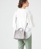 【ラ バガジェリー/LA BAGAGERIE】のランダムプリーツ2WAYハンドバッグ ガンメタリック|ID: prp329100004555568 ipo3291000000035546421