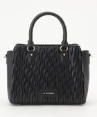 【ラ バガジェリー/LA BAGAGERIE】のランダムプリーツ2WAYハンドバッグ ブラック|ID: prp329100004555568 ipo3291000000035546423