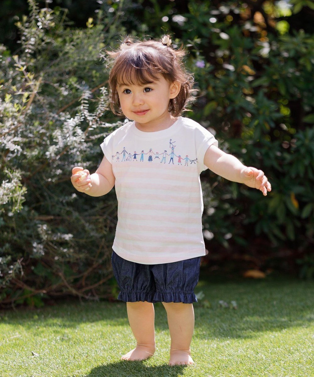 【組曲 / KIDS/KUMIKYOKU】の【80-100㎝】デニム ブルマ 人気、トレンドファッション・服の通販 founy(ファニー) 　ファッション　Fashion　キッズファッション　KIDS Children’s Clothing　ボトムス　Bottoms/Kids　デニム　Denim　夏　Summer　春　Spring　S/S・春夏　Ss・Spring/Summer　 other-1|ID: prp329100004555571 ipo3291000000032499737