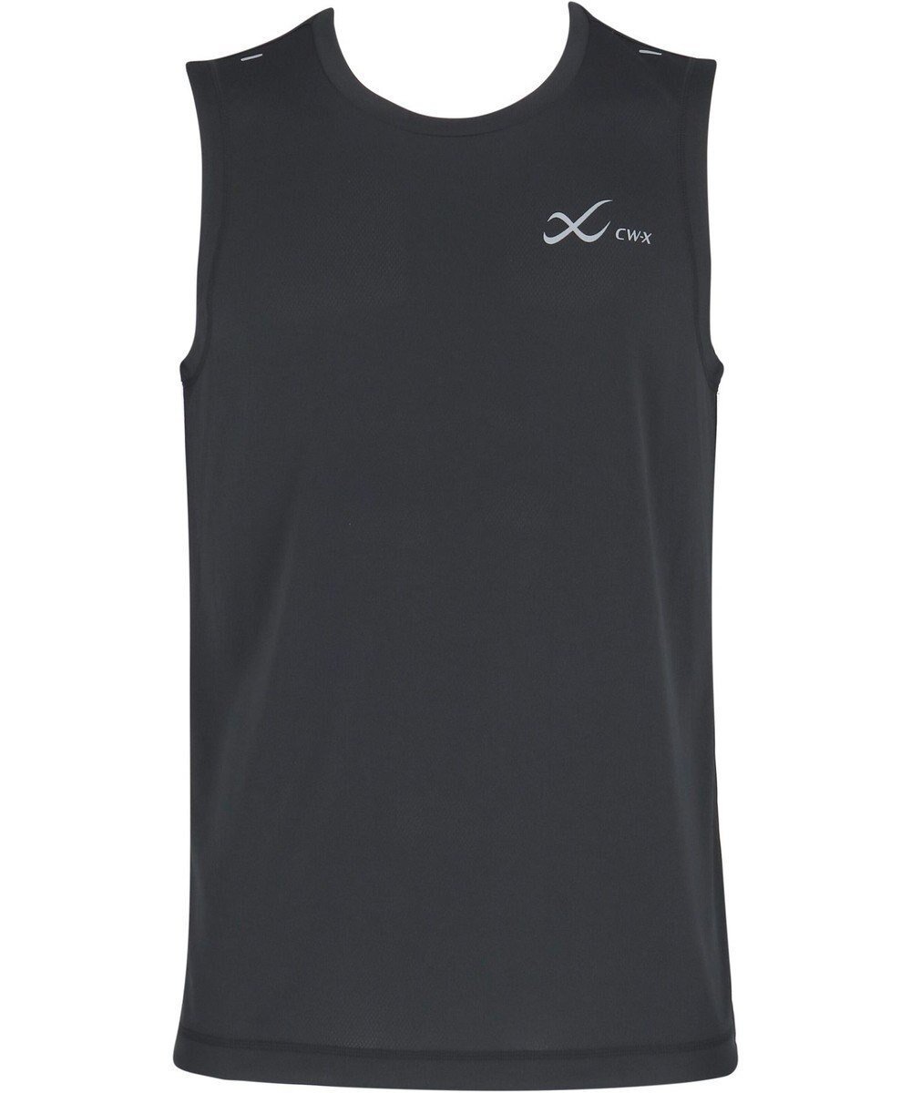 【シーダブリューエックス/CW-X / MEN】の【MEN】 CW-X トップス 【薄軽ランニングシャツ】 ノースリーブ タンクトップ Uネック 吸汗速乾性(本体) メンズ DLO150 /ワコール インテリア・キッズ・メンズ・レディースファッション・服の通販 founy(ファニー) 　ファッション　Fashion　メンズファッション　Fashion for Men　トップス・カットソー　Cut & Sew Tops　メンズシャツ　Shirts　ノースリーブトップス　Sleeveless Tops　タンク　Tank Top, Sleeveless Top　ノースリーブ　Sleeveless, No-Sleeve　プリント　Print, Printed Pattern　メンズ　Men's, Menswear　ランニング　Running, Running Wear, Activewear, Jogging　ブラック|ID: prp329100004555606 ipo3291000000032852023