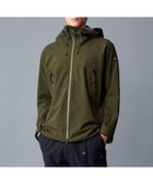 【ジョセフ アブード マウンテン/JOSEPH ABBOUD MOUNTAIN】の【ECO撥水/耐水性/透湿防水素材/ストレッチ/軽量】ボイルドポリエステル3レイヤー マウンテンパーカー カーキ系|ID: prp329100004555611 ipo3291000000033681502