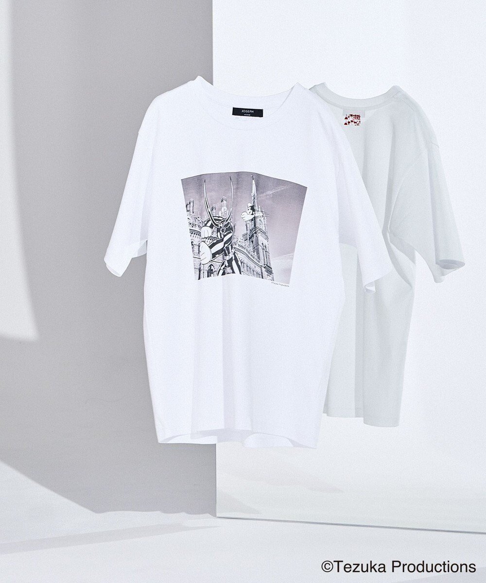 【ジョゼフ オム/JOSEPH HOMME / MEN】の鉄腕アトム×JOSEPH HOMME PHOTO PRINT Tシャツ インテリア・キッズ・メンズ・レディースファッション・服の通販 founy(ファニー) 　ファッション　Fashion　メンズファッション　Fashion for Men　トップス・カットソー　Cut & Sew Tops　メンズシャツ　Shirts　インナー　Innerwear　カットソー　Cut and Sewn Top　キャラクター　Character, Licensed Characters　シルク　Silk, 100% Silk　シルケット　Silket, Silky Cotton　プリント　Print, Printed Pattern　モノトーン　Monotone, Black and White　ロンドン　London Style, British Inspired　A/W・秋冬　Autumn/Winter　S/S・春夏　SS, Spring/Summer, Warm Season　夏　Summer　ホワイト系2|ID: prp329100004555632 ipo3291000000035213078