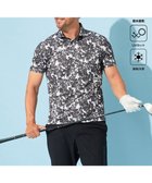 【23区 ゴルフ/23区GOLF / MEN】の【MEN】【接触冷感・UVケア・吸水速乾】ブーゲンビリア柄 ポロシャツ ブラック系5|ID: prp329100004555638 ipo3291000000032695387