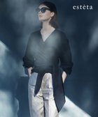 【23区/NIJYUSANKU】の【エステータ】シルク混タフタ カシュクールブラウス 人気、トレンドファッション・服の通販 founy(ファニー) ファッション Fashion レディースファッション WOMEN トップス・カットソー Tops/Tshirt シャツ/ブラウス Shirts/Blouses エレガント 上品 Elegant 春 Spring シルク Silk タフタ Taffeta リボン Ribbon S/S・春夏 Ss・Spring/Summer 夏 Summer thumbnail ブラック系|ID: prp329100004555644 ipo3291000000032197604