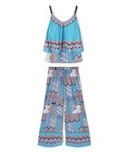 【三愛水着楽園/San-ai Resort】のロングパンツセット水着 9M・11L 【Coral veil(コーラルヴェール)】 ブルー|ID: prp329100004555657 ipo3291000000032649362