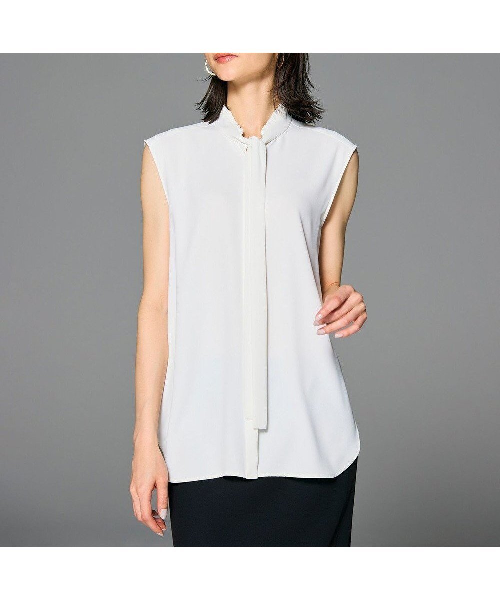 【ベイジ,/BEIGE,】の【洗える】EVA / ボウタイブラウス 人気、トレンドファッション・服の通販 founy(ファニー) 　ファッション　Fashion　レディースファッション　WOMEN　トップス・カットソー　Tops/Tshirt　シャツ/ブラウス　Shirts/Blouses　とろみ　Thickness　ジャケット　Jacket　ジョーゼット　Georgette　ストレッチ　Stretch　セレモニー　Ceremony　ドレープ　Drape　ビジネス 仕事 通勤　Business　夏　Summer　定番　Standard　S/S・春夏　Ss・Spring/Summer　洗える　Washable　A/W・秋冬　Aw・Autumn/Winter・Fw・Fall-Winter　 other-1|ID: prp329100004555664 ipo3291000000032197863