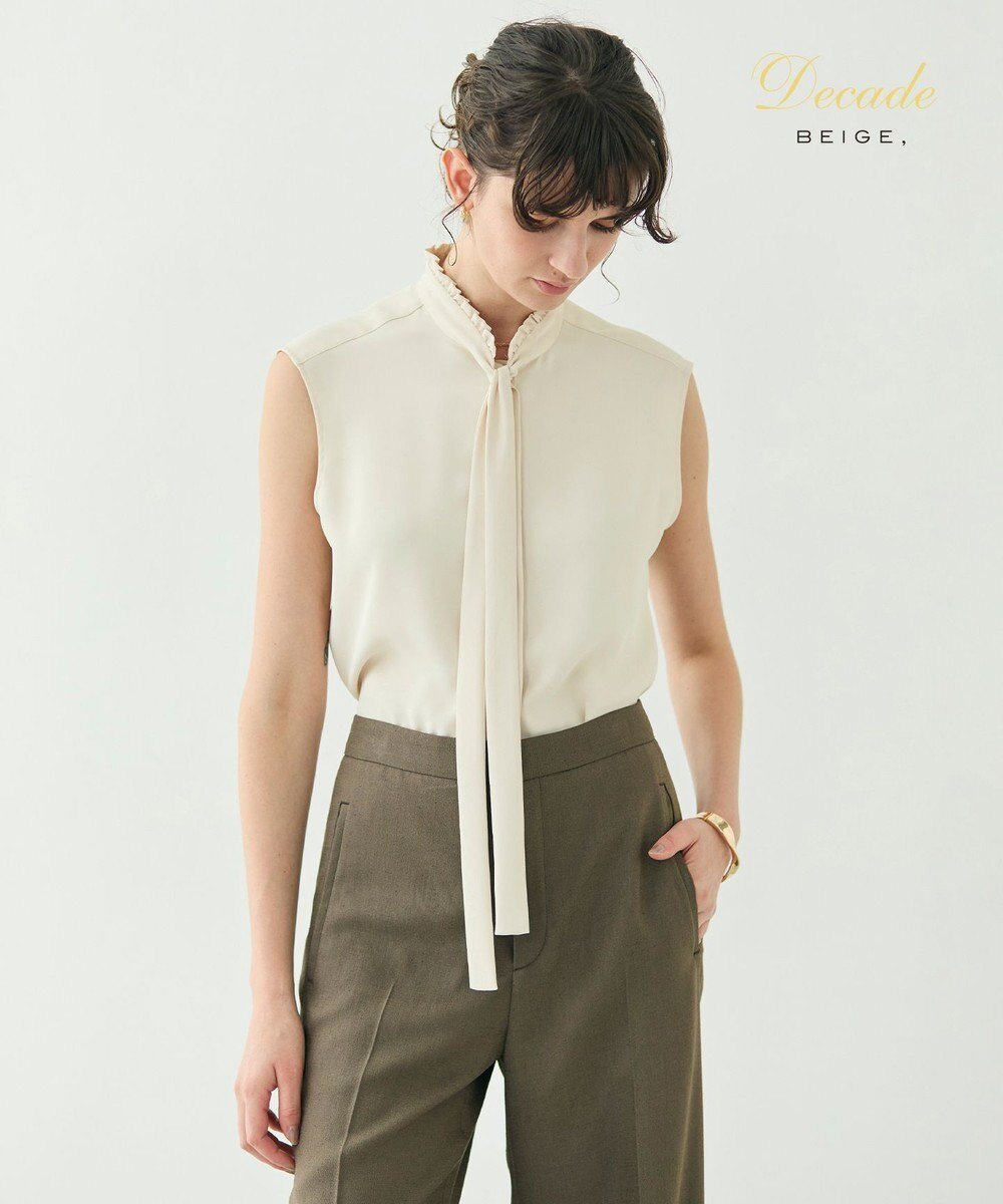 【ベイジ,/BEIGE,】の【洗える】EVA / ボウタイブラウス インテリア・キッズ・メンズ・レディースファッション・服の通販 founy(ファニー) 　ファッション　Fashion　レディースファッション　WOMEN　トップス・カットソー　Tops/Tshirt　シャツ/ブラウス　Shirts/Blouses　とろみ　Thickness　ジャケット　Jacket　ジョーゼット　Georgette　ストレッチ　Stretch　セレモニー　Ceremony　ドレープ　Drape　ビジネス 仕事 通勤　Business　夏　Summer　定番　Standard　S/S・春夏　Ss・Spring/Summer　洗える　Washable　A/W・秋冬　Aw・Autumn/Winter・Fw・Fall-Winter　Sheer Orange|ID: prp329100004555664 ipo3291000000032197865