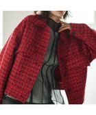 【ハッシュニュアンス/#Newans】のツイードブルゾン レッド|ID: prp329100004555665 ipo3291000000035843342