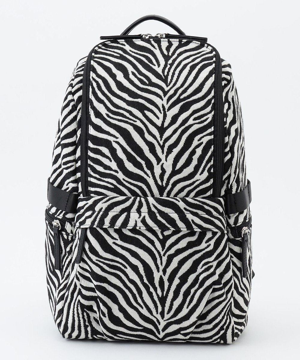 【アイシービー/iCB】の【A4サイズ収納可】8ポケットジャガードリュック インテリア・キッズ・メンズ・レディースファッション・服の通販 founy(ファニー) ファッション Fashion レディースファッション Fashion for Women バッグ Bags 2024年 2024 2024-2025秋冬・A/W Autumn/Winter 2024–25 AW24–25 クッション Cushion, Throw Pillow コンパクト Compact, Small Size フラット Flat, Flat Shoes ポケット Pocket, Pocket Detail メッシュ Mesh, Net Fabric リュック Backpack, Rucksack ゼブラ柄|ID: prp329100004555671 ipo3291000000033683502