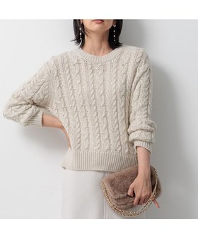 【23区/NIJYUSANKU】 【洗える】ルレックスケーブル スパンコール ラメニット人気、トレンドファッション・服の通販 founy(ファニー) ファッション Fashion レディースファッション WOMEN トップス・カットソー Tops/Tshirt ニット Knit Tops イタリア Italy エレガント 上品 Elegant 洗える Washable コンパクト Compact スパンコール Sequins セーター Sweater トレンド Trend ハンド Hand ラグジュアリー Luxury ワイド Wide A/W・秋冬 Aw・Autumn/Winter・Fw・Fall-Winter 冬 Winter 2024年 2024 2024-2025秋冬・A/W Aw/Autumn/Winter/Fw/Fall/2024-2025 |ID:prp329100004555678