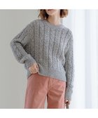 【23区/NIJYUSANKU】の【洗える】ルレックスケーブル スパンコール ラメニット 人気、トレンドファッション・服の通販 founy(ファニー) ファッション Fashion レディースファッション WOMEN トップス・カットソー Tops/Tshirt ニット Knit Tops イタリア Italy エレガント 上品 Elegant 洗える Washable コンパクト Compact スパンコール Sequins セーター Sweater トレンド Trend ハンド Hand ラグジュアリー Luxury ワイド Wide A/W・秋冬 Aw・Autumn/Winter・Fw・Fall-Winter 冬 Winter 2024年 2024 2024-2025秋冬・A/W Aw/Autumn/Winter/Fw/Fall/2024-2025 thumbnail グレー系|ID: prp329100004555678 ipo3291000000032197987
