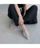 【モード エ ジャコモ/MODE ET JACOMO】のcarino ポインテッドトゥグルカサンダル シルバー|ID: prp329100004555705 ipo3291000000032551114