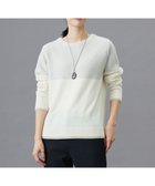 【ジェイ プレス/J.PRESS】の【WEB限定カラーあり・洗える】CAT ボートネック ブロッキング ニット ライトグレー×オフ×ベージュ系|ID: prp329100004555707 ipo3291000000032651691