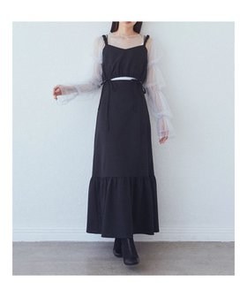 【アースミュージックアンドエコロジー/earth music&ecology】のマルチウェイビスチェリボンキャミワンピース 人気、トレンドファッション・服の通販 founy(ファニー) ファッション Fashion レディースファッション Fashion for Women ワンピース Dresses キャミソールワンピース Camisole Dresses おすすめ Recommended / Our Picks アンサンブル Ensemble Set インナー Innerwear キャミソール Camisole, Spaghetti Strap Top ギャザー Gathered, Ruffled ショルダー Shoulder, Shoulder Strap シンプル Simple, Minimal ビスチェ Bustier, Corset Top フェミニン Feminine, Girly ポケット Pocket, Pocket Detail リボン Ribbon, Bow A/W・秋冬 Autumn/Winter |ID:prp329100004555715