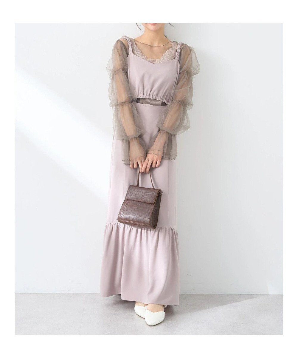 【アースミュージックアンドエコロジー/earth music&ecology】のマルチウェイビスチェリボンキャミワンピース インテリア・キッズ・メンズ・レディースファッション・服の通販 founy(ファニー) ファッション Fashion レディースファッション Fashion for Women ワンピース Dresses キャミソールワンピース Camisole Dresses おすすめ Recommended / Our Picks アンサンブル Ensemble Set インナー Innerwear キャミソール Camisole, Spaghetti Strap Top ギャザー Gathered, Ruffled ショルダー Shoulder, Shoulder Strap シンプル Simple, Minimal ビスチェ Bustier, Corset Top フェミニン Feminine, Girly ポケット Pocket, Pocket Detail リボン Ribbon, Bow A/W・秋冬 Autumn/Winter Mocha|ID: prp329100004555715 ipo3291000000033682854