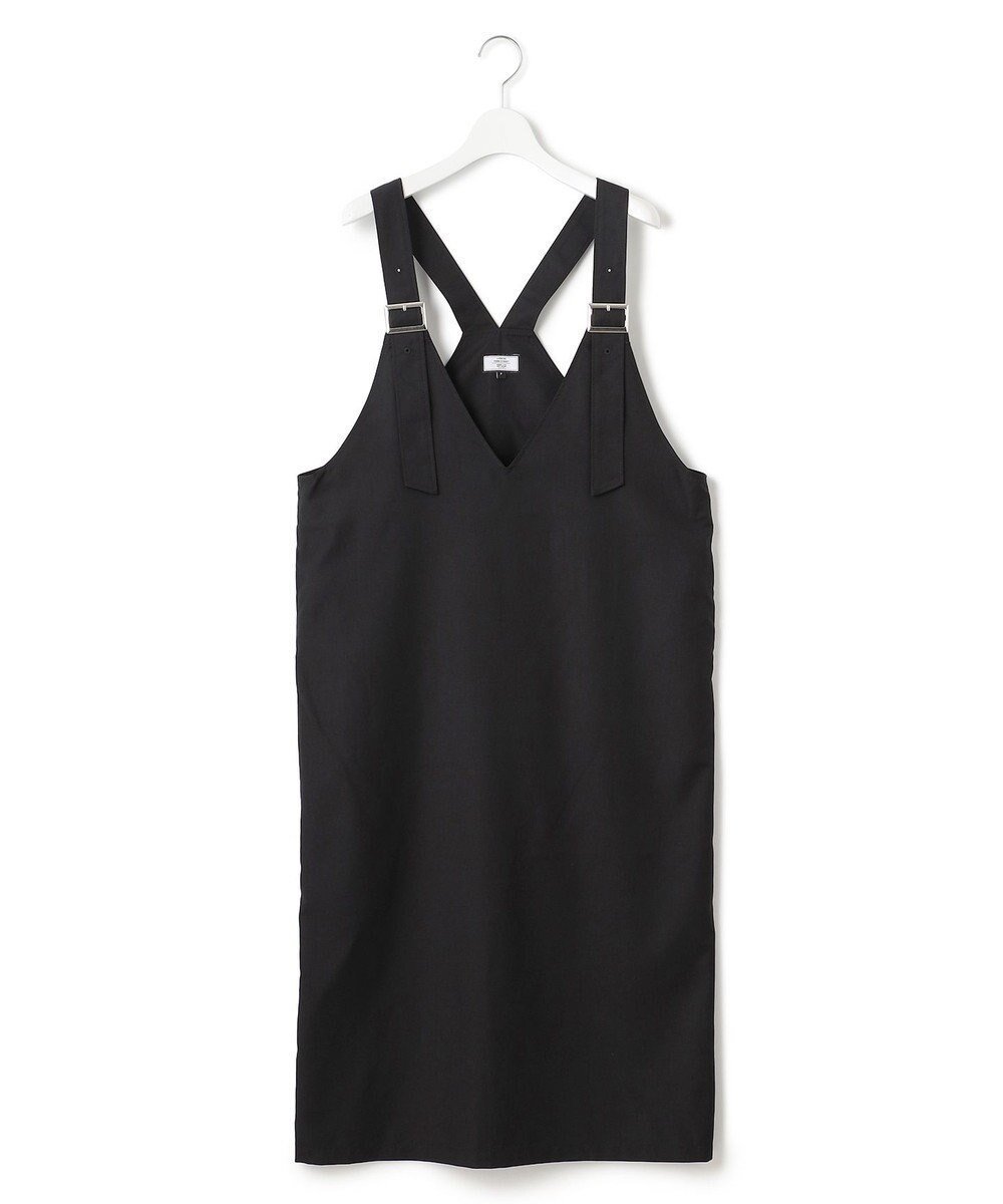【ジェイプレスヨークストリート/J.PRESS YORK STREET】の【WOMEN】ジャンバースカート インテリア・キッズ・メンズ・レディースファッション・服の通販 founy(ファニー) 　ファッション　Fashion　レディースファッション　Ladies' Fashion Online　スカート　Skirt　インナー　Inner　ストレート　Straight　スリット　Slit　ツイル　Twill　ドレープ　Drape　プリント　Print　無地　Plain Color　秋　Autumn/Fall　A/W・秋冬　Aw・Autumn/Winter・Fw・Fall-Winter　ブラック系|ID: prp329100004555716 ipo3291000000032557835
