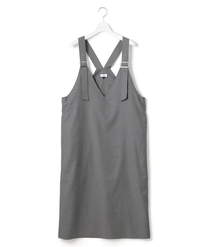 【ジェイプレスヨークストリート/J.PRESS YORK STREET】の【WOMEN】ジャンバースカート インテリア・キッズ・メンズ・レディースファッション・服の通販 founy(ファニー) https://founy.com/ ファッション Fashion レディースファッション Fashion for Women スカート Skirts インナー Innerwear ストレート Straight, Straight Cut スリット Slit, Slit Detail ツイル Twist, Twisted Detail ドレープ Drape, Draping Fabric プリント Print, Printed Pattern 無地 Plain, Solid Color 秋 Autumn A/W・秋冬 Autumn/Winter |ID: prp329100004555716 ipo3291000000033669505