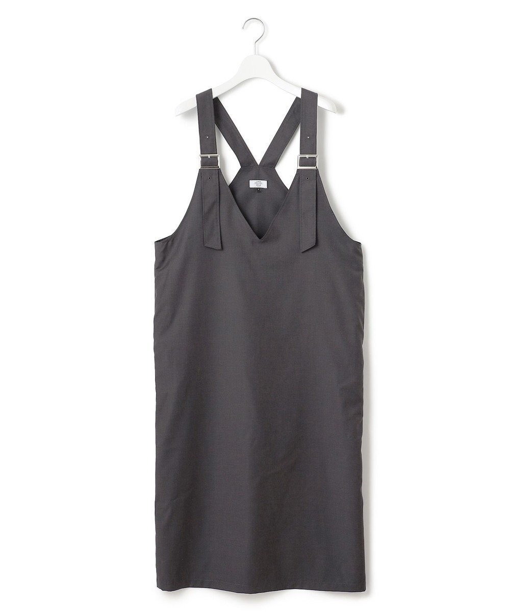 【ジェイプレスヨークストリート/J.PRESS YORK STREET】の【WOMEN】ジャンバースカート インテリア・キッズ・メンズ・レディースファッション・服の通販 founy(ファニー) ファッション Fashion レディースファッション Fashion for Women スカート Skirts インナー Innerwear ストレート Straight, Straight Cut スリット Slit, Slit Detail ツイル Twist, Twisted Detail ドレープ Drape, Draping Fabric プリント Print, Printed Pattern 無地 Plain, Solid Color 秋 Autumn A/W・秋冬 Autumn/Winter グレー系|ID: prp329100004555716 ipo3291000000033669511