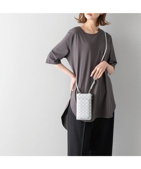 【ミヤビヤ/MIYABIYA】のLa quoh with kirakaracho 南蛮七宝プリントレザー スマホポシェット 人気、トレンドファッション・服の通販 founy(ファニー) ファッション Fashion レディースファッション WOMEN 抗菌 Antibacterial シンプル Simple 財布 Wallet プリント Print |ID:prp329100004555717