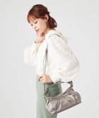 【ラ バガジェリー/LA BAGAGERIE】のシープレザー ギャザーミニバッグ ガンメタリック|ID: prp329100004555729 ipo3291000000033669158