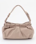 【ラ バガジェリー/LA BAGAGERIE】のシープレザー ギャザーミニバッグ グレージュ|ID: prp329100004555729 ipo3291000000033669159