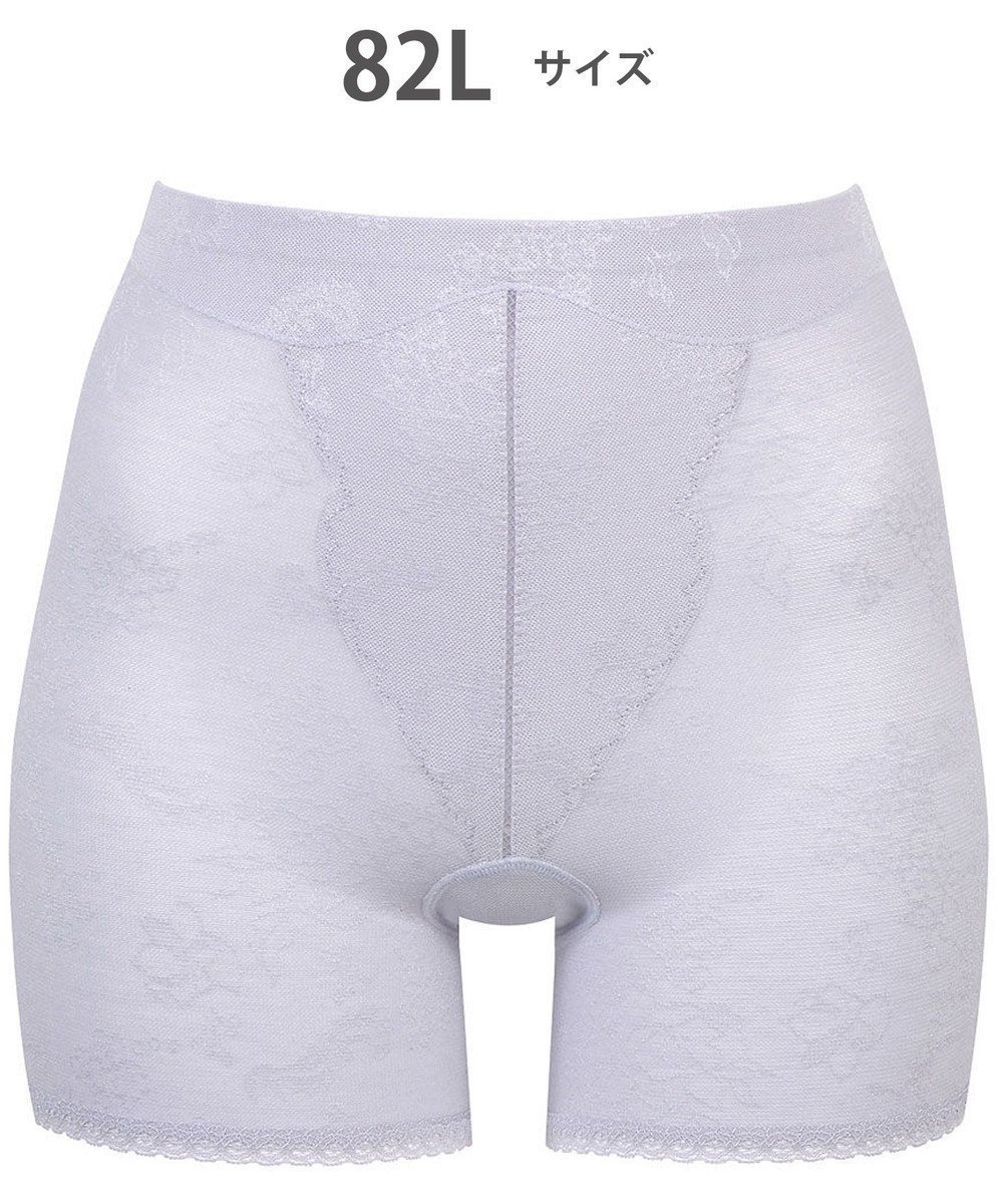【ワコール/WACOAL】のガードル 綿混ソフトガードル 通気性がよい(本体) おなかやさしくサポート 一枚ばき可能 ショート丈 【EverChic】 レディース GRC330 /ワコール インテリア・キッズ・メンズ・レディースファッション・服の通販 founy(ファニー) 　ファッション　Fashion　レディースファッション　Fashion for Women　下着・ランジェリー　Lingerie & Intimates　アンダーウェア・ベースインナー・肌着　Underwear / Base Layer / Undergarments　アンダー　Underwear Essentials　ショート　Short, Short Length　フロント　Front, Front Design　メッシュ　Mesh, Net Fabric　レース　Lace, Lace Fabric　エレガント 上品　Elegant　グレー|ID: prp329100004555736 ipo3291000000034247251