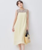 【組曲/KUMIKYOKU】のステッチストライプドビー キャミワンピース 人気、トレンドファッション・服の通販 founy(ファニー) ファッション Fashion レディースファッション Ladies' Fashion Online ワンピース Dress キャミワンピース No Sleeve Dresses インナー Inner キャミワンピース Cami Dress ギャザー Gather ストライプ Stripe フレア Flare ロング Long 夏 Summer 春 Spring S/S・春夏 Ss・Spring/Summer thumbnail シェルイエロー系|ID: prp329100004555739 ipo3291000000032677884