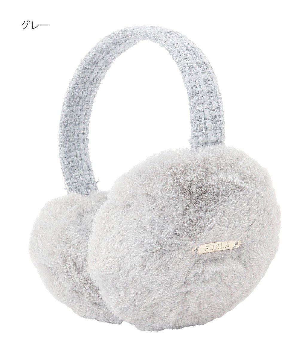 【ムーンバット/MOONBAT】のFURLA フェイクファーイヤマフ ツイードアーム 人気、トレンドファッション・服の通販 founy(ファニー) 　ファッション　Fashion　レディースファッション　Fashion for Women　イタリア　Italy　エレガント 上品　Elegant　コレクション　Collection, Seasonal Line　コンビ　Combo, Combination Style　ツイード　Twill, Twill Weave　パターン　Pattern, Design Print　フェイクファー　Faux Fur, Imitation Fur　再入荷　Restock / Back in Stock　A/W・秋冬　Autumn/Winter　 other-1|ID: prp329100004555746 ipo3291000000033293148