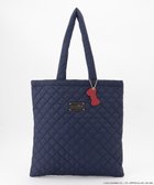 【ラ バガジェリー/LA BAGAGERIE】の【LA BAGAGERIE×HELLO KITTY】リボンチャーム付き キルティングトート ネイビー|ID: prp329100004555747 ipo3291000000032709366