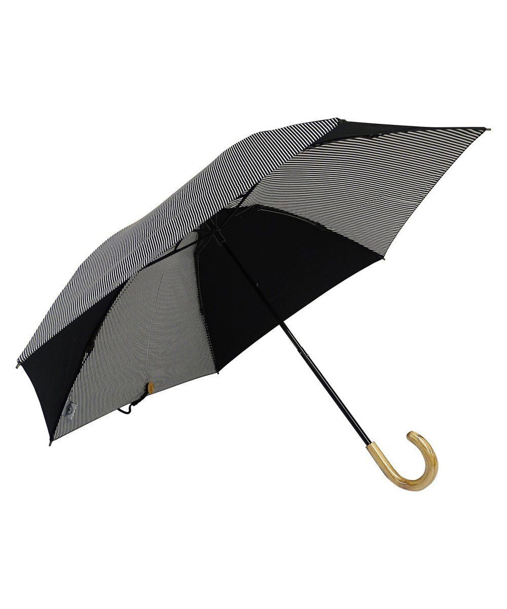【プラスリング/+RING】の【UVカット90%以上】【数量限定】レディース向け 晴雨兼用(折傘) BLK-STP T908 インテリア・キッズ・メンズ・レディースファッション・服の通販 founy(ファニー) 　ファッション　Fashion　レディースファッション　Fashion for Women　レイングッズ・傘・晴雨兼用傘　Umbrellas & Rain Gear　コンパクト　Compact, Small Size　傘　Umbrella, Parasol　ラップ　Wrap, Wrap Design　夏　Summer　黒|ID: prp329100004555756 ipo3291000000033009000