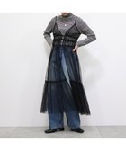 【アメリカンホリック/AMERICAN HOLIC】のティアードチュールワンピース Black|ID: prp329100004555839 ipo3291000000033411282