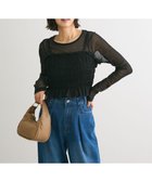 【グリーンパークス/Green Parks】のSET2点 シャーリングビスチェ+メッシュインナー Black|ID: prp329100004555845 ipo3291000000033648856