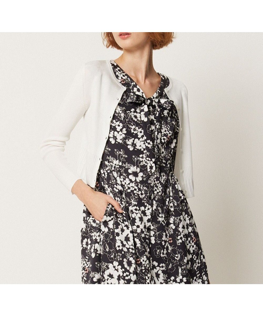 【トッカ/TOCCA】のAJISAI CREWNECK カーディガン インテリア・キッズ・メンズ・レディースファッション・服の通販 founy(ファニー) ファッション Fashion レディースファッション Fashion for Women トップス・カットソー Cut & Sew Tops カーディガン・羽織り Layered Style Cardigans おすすめ Recommended / Our Picks カーディガン Cardigan, Knitwear コンパクト Compact, Small Size シンプル Simple, Minimal ドレス Dress, One-Piece 夏 Summer 定番 Standard, Basic Item S/S・春夏 SS, Spring/Summer, Warm Season A/W・秋冬 Autumn/Winter オフ系|ID: prp329100004555880 ipo3291000000034757216