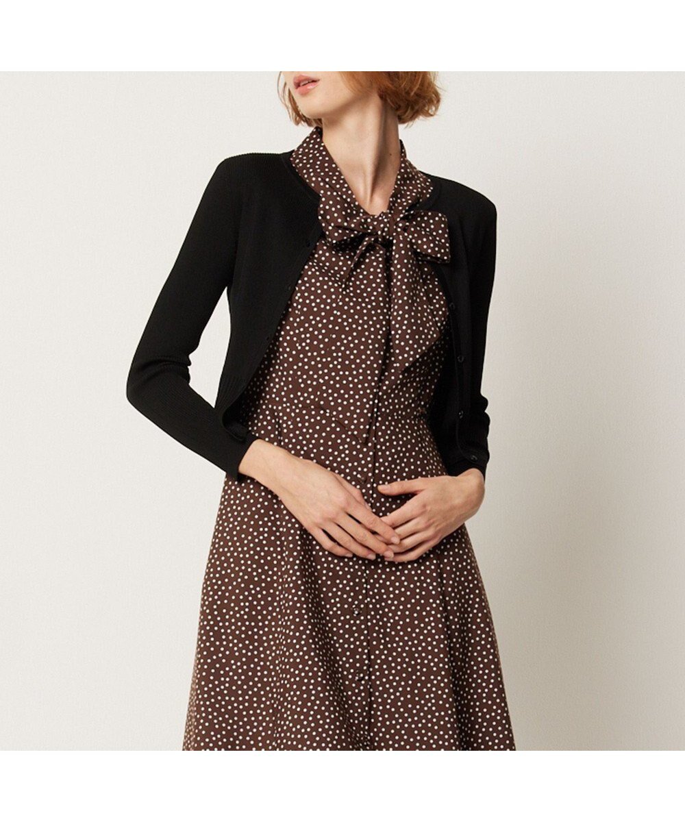 【トッカ/TOCCA】のAJISAI CREWNECK カーディガン インテリア・キッズ・メンズ・レディースファッション・服の通販 founy(ファニー) ファッション Fashion レディースファッション Fashion for Women トップス・カットソー Cut & Sew Tops カーディガン・羽織り Layered Style Cardigans おすすめ Recommended / Our Picks カーディガン Cardigan, Knitwear コンパクト Compact, Small Size シンプル Simple, Minimal ドレス Dress, One-Piece 夏 Summer 定番 Standard, Basic Item S/S・春夏 SS, Spring/Summer, Warm Season A/W・秋冬 Autumn/Winter ブラック系|ID: prp329100004555880 ipo3291000000034757217