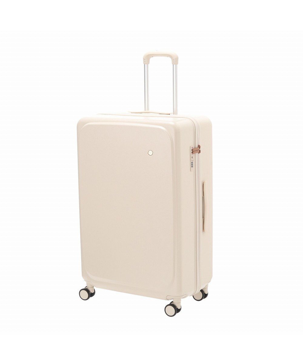 【エースバッグズアンドラゲッジ/ACE BAGS & LUGGAGE】のHaNT ポルメロー スーツケース 87L 05873 ハント インテリア・キッズ・メンズ・レディースファッション・服の通販 founy(ファニー) 　ファッション　Fashion　レディースファッション　Ladies' Fashion Online　スーツ　Suits　クラシカル　Classical　コンビ　Combination　シンプル　Simple　トラベル　Travel　ポケット　Pocket　メッシュ　Mesh　リュック　Ruck Sack　再入荷　Restock/Back In Stock/Re Arrival　おすすめ　Recommend　旅行　Travel　スーツケース キャリーケース　Suitcase　オフホワイト|ID: prp329100004555917 ipo3291000000032200131